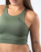 Elevate Seamless Top - Olive Green