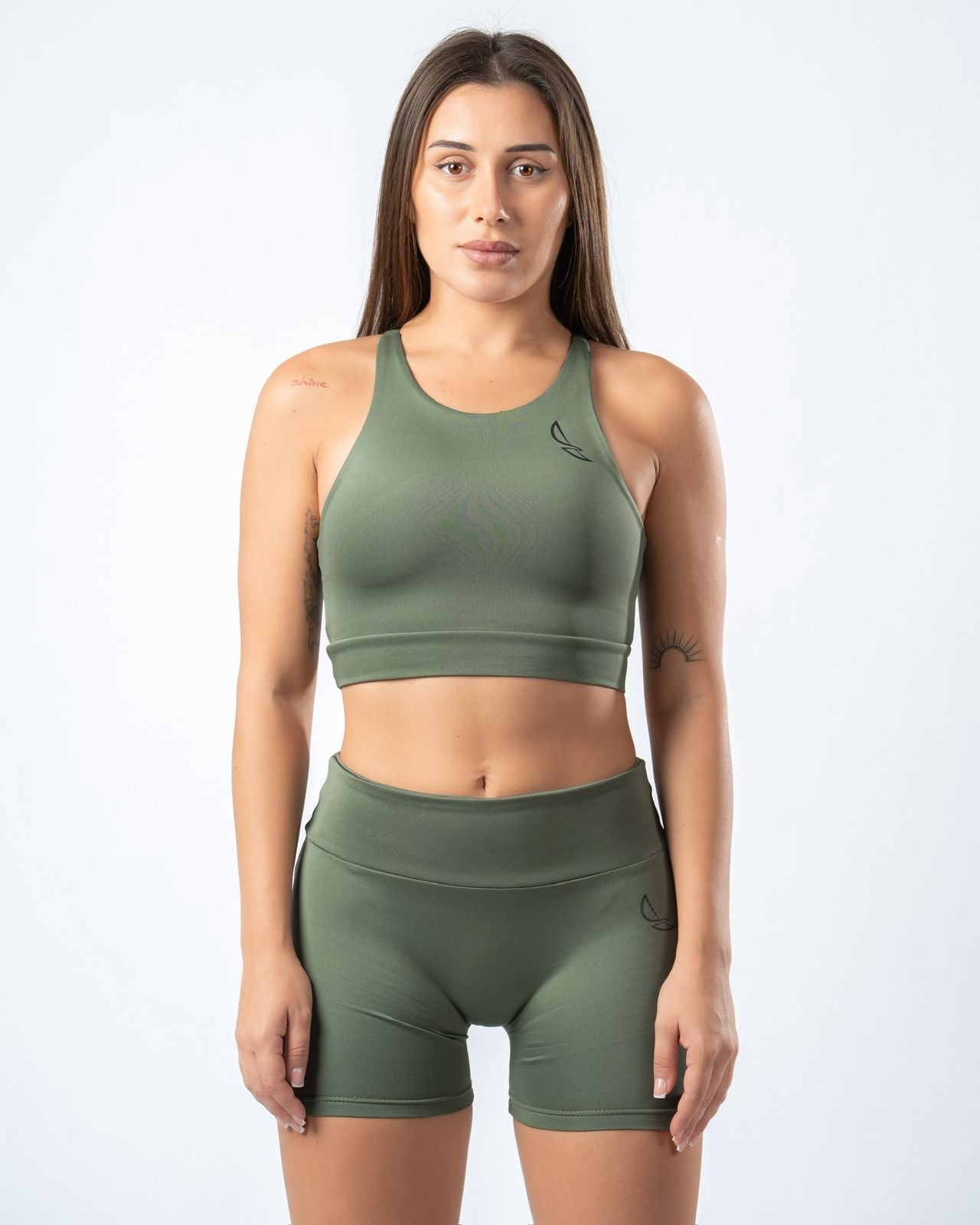 Elevate Seamless Top - Olive Green