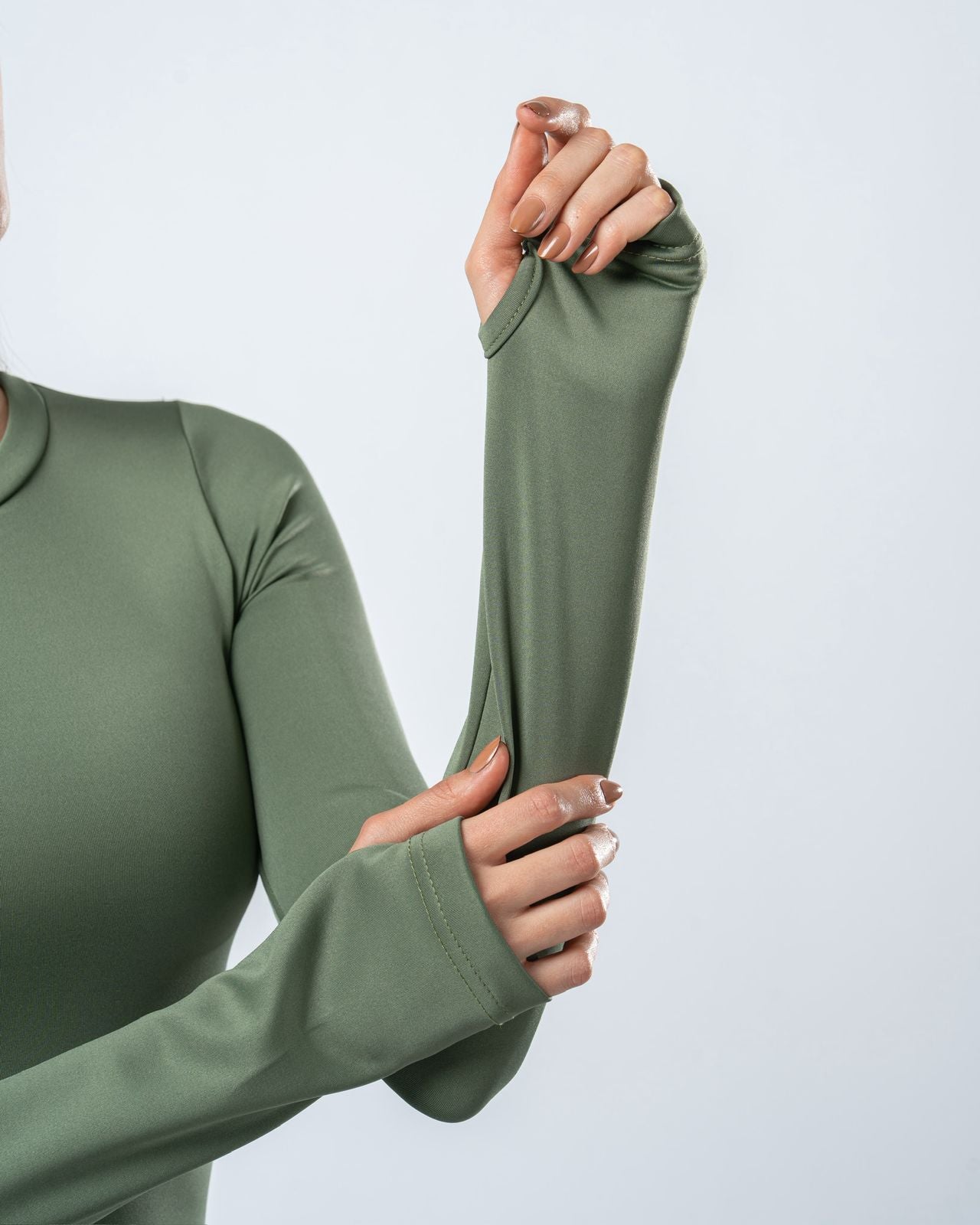 Nova Slit Long Sleeve - Olive