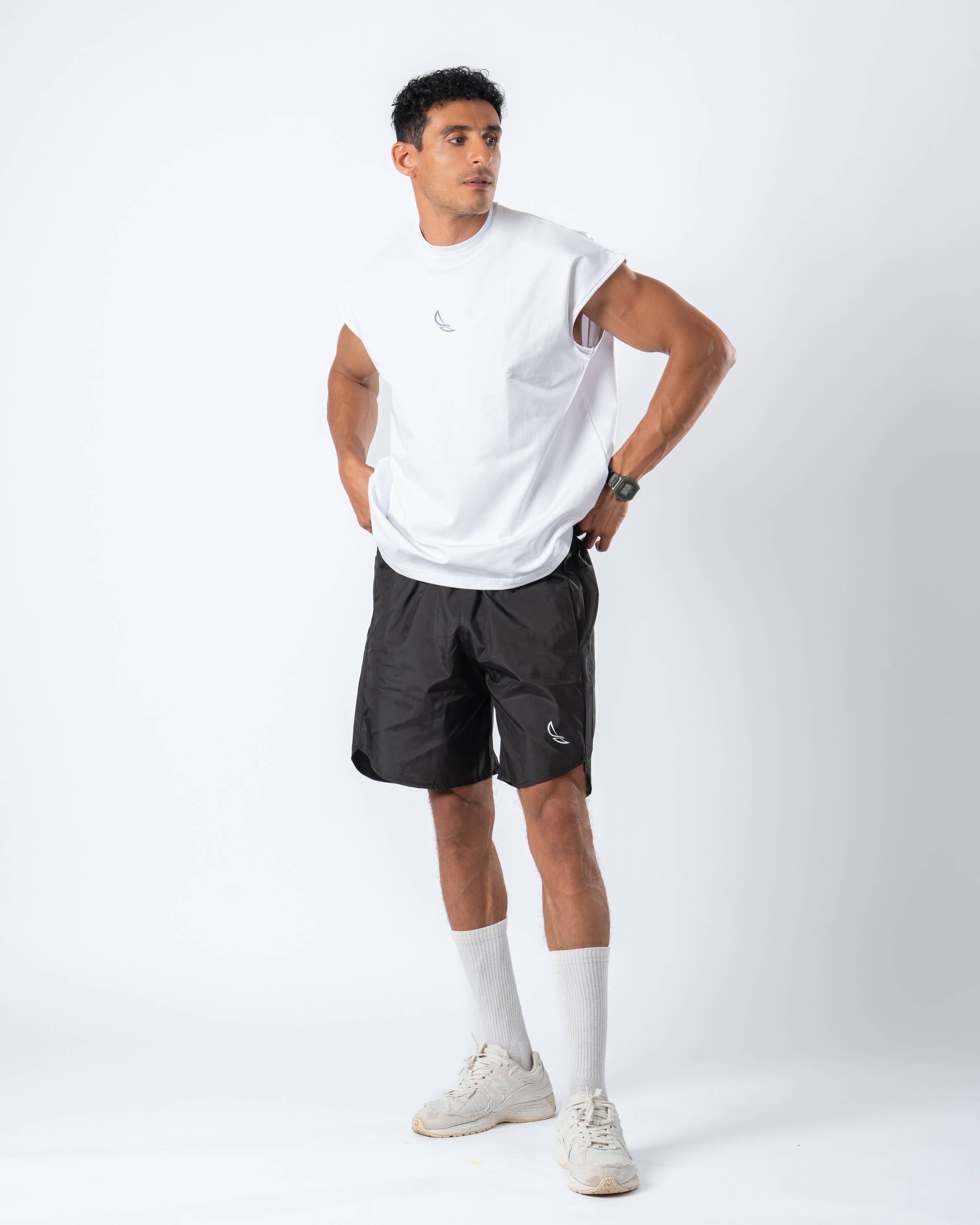 Aero Muscle Tank - White