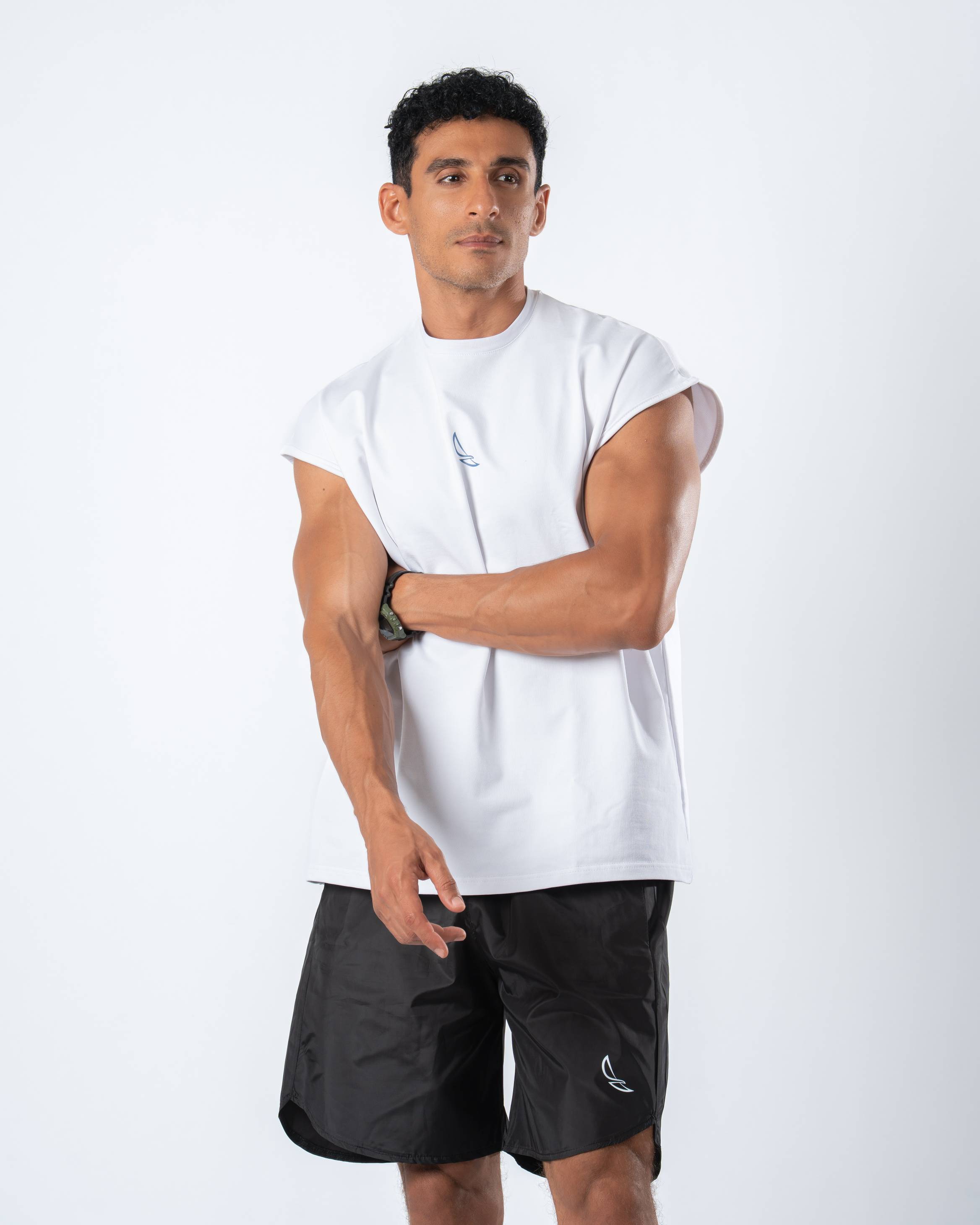 Aero Muscle Tank - White
