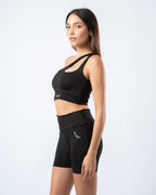 Apex One-Shoulder Top - Black