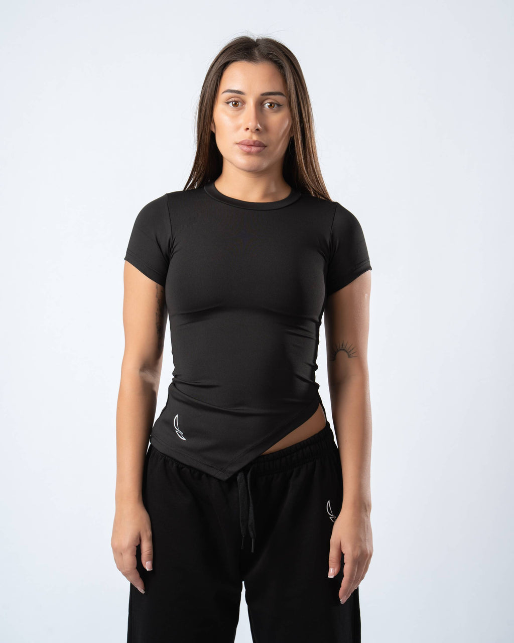 The Nova Slit Short Sleeve Top