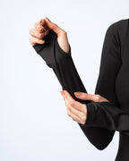 Nova Slit Long Sleeve - Black