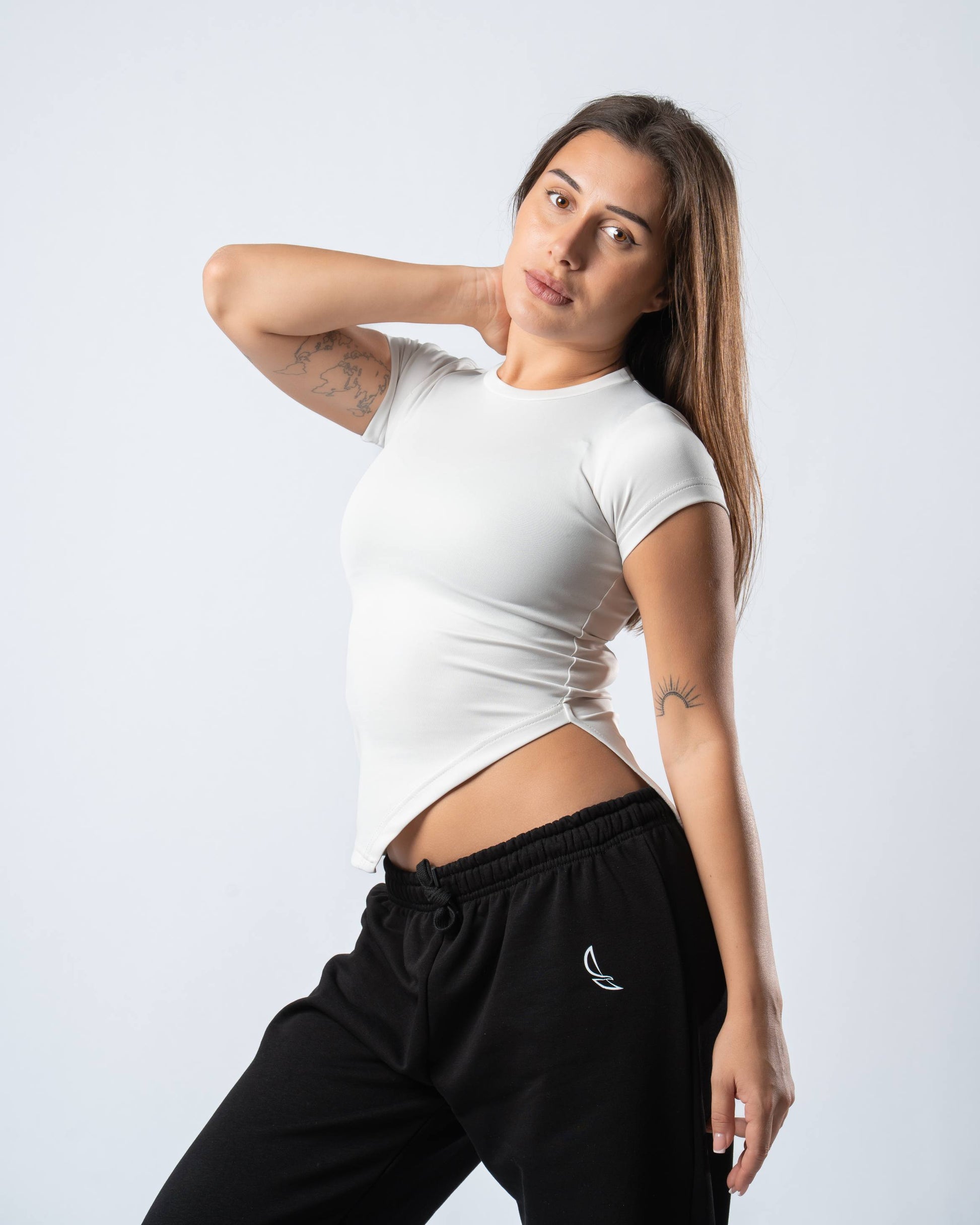 The Nova Slit Short Sleeve Top