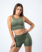 Elevate Seamless Top - Olive Green