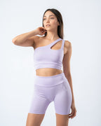 Apex One-Shoulder Top - Lilac