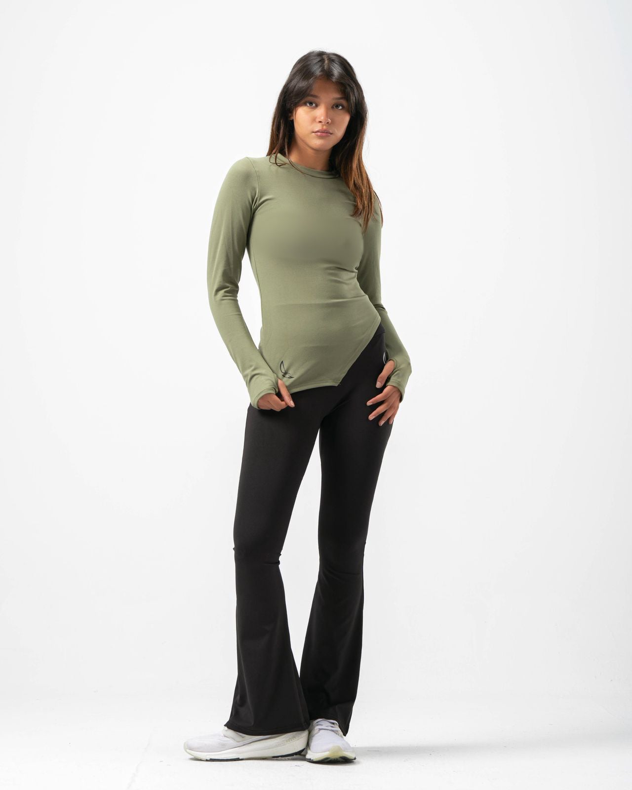 Nova Slit Long Sleeve - Army Green