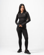 Lyra Quarter Zipper - Black