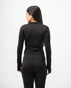 Lyra Quarter Zipper - Black