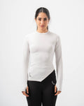 Nova Slit Long Sleeve - White