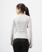 Nova Slit Long Sleeve - White