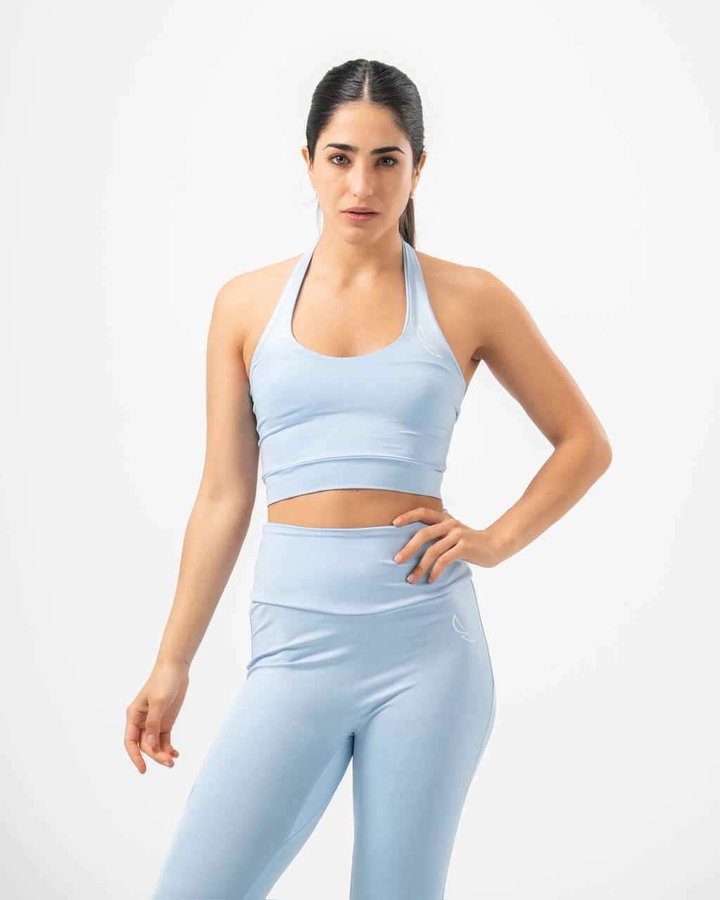 Vital Halter Top - Baby Blue