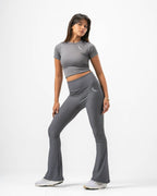 FlareFlex Leggings - Grey