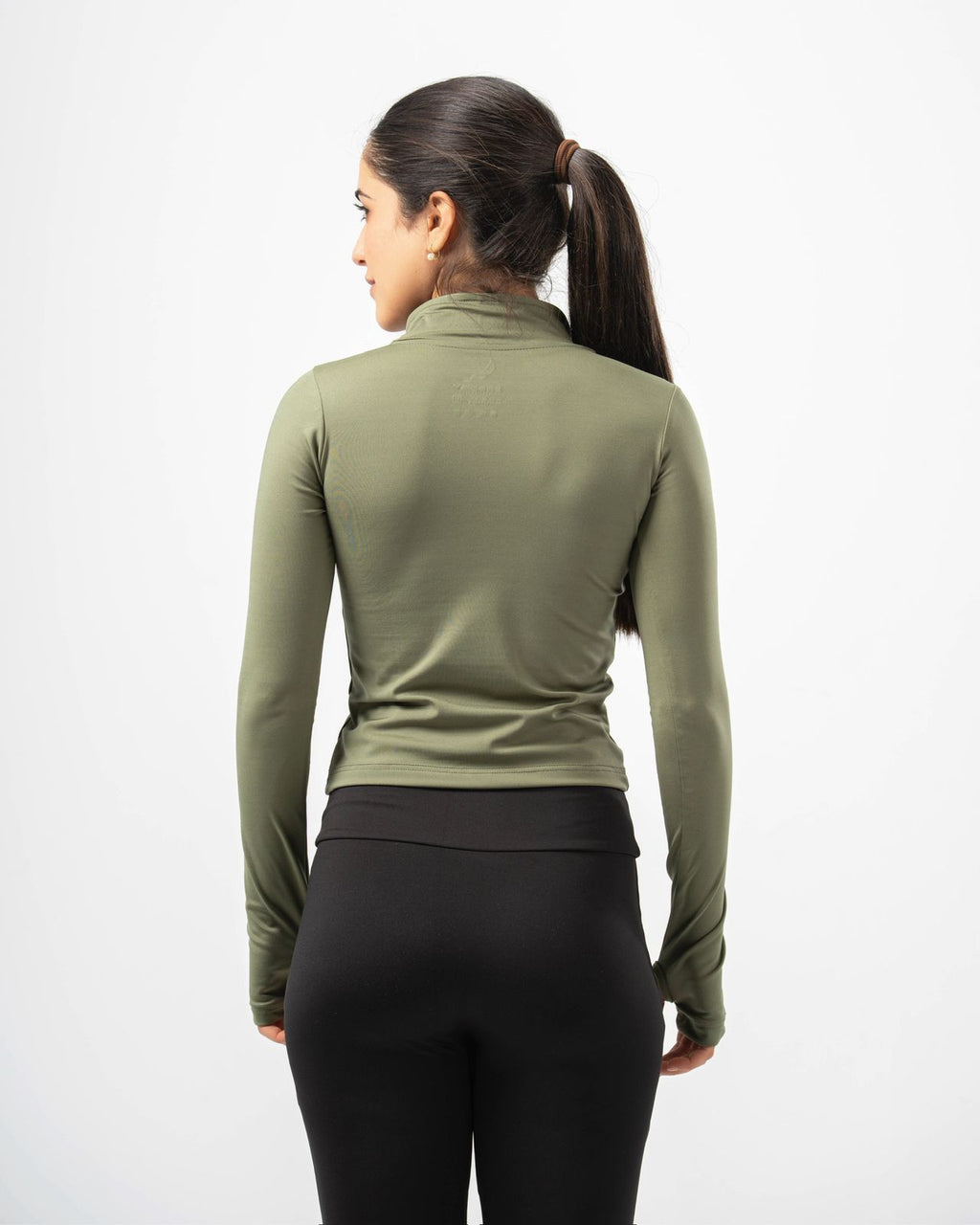 Lyra Quarter Zipper - Army Green