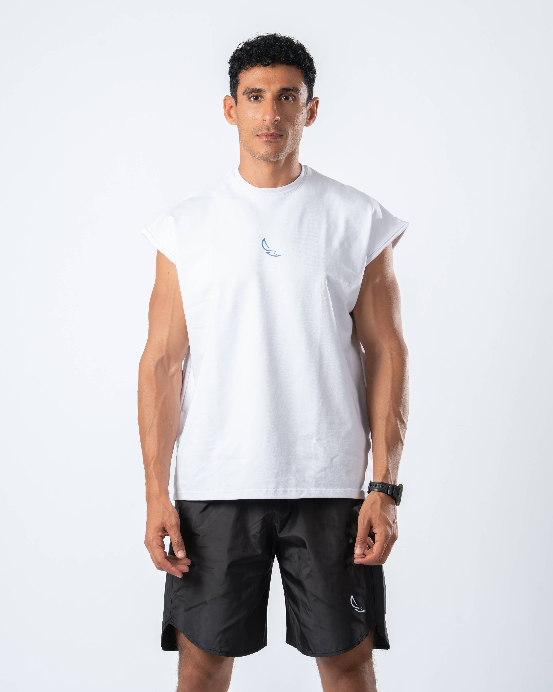 Aero Muscle Tank - White